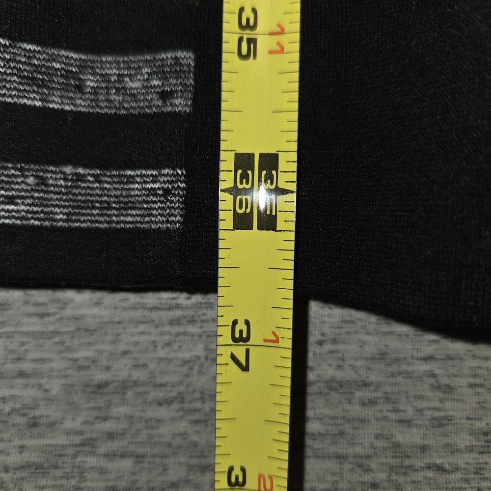 Antonio Melani Striped Bodycon Dress Womens Size 6 Black Gray 3/4 Sleeve Stretch - Picture 5 of 7